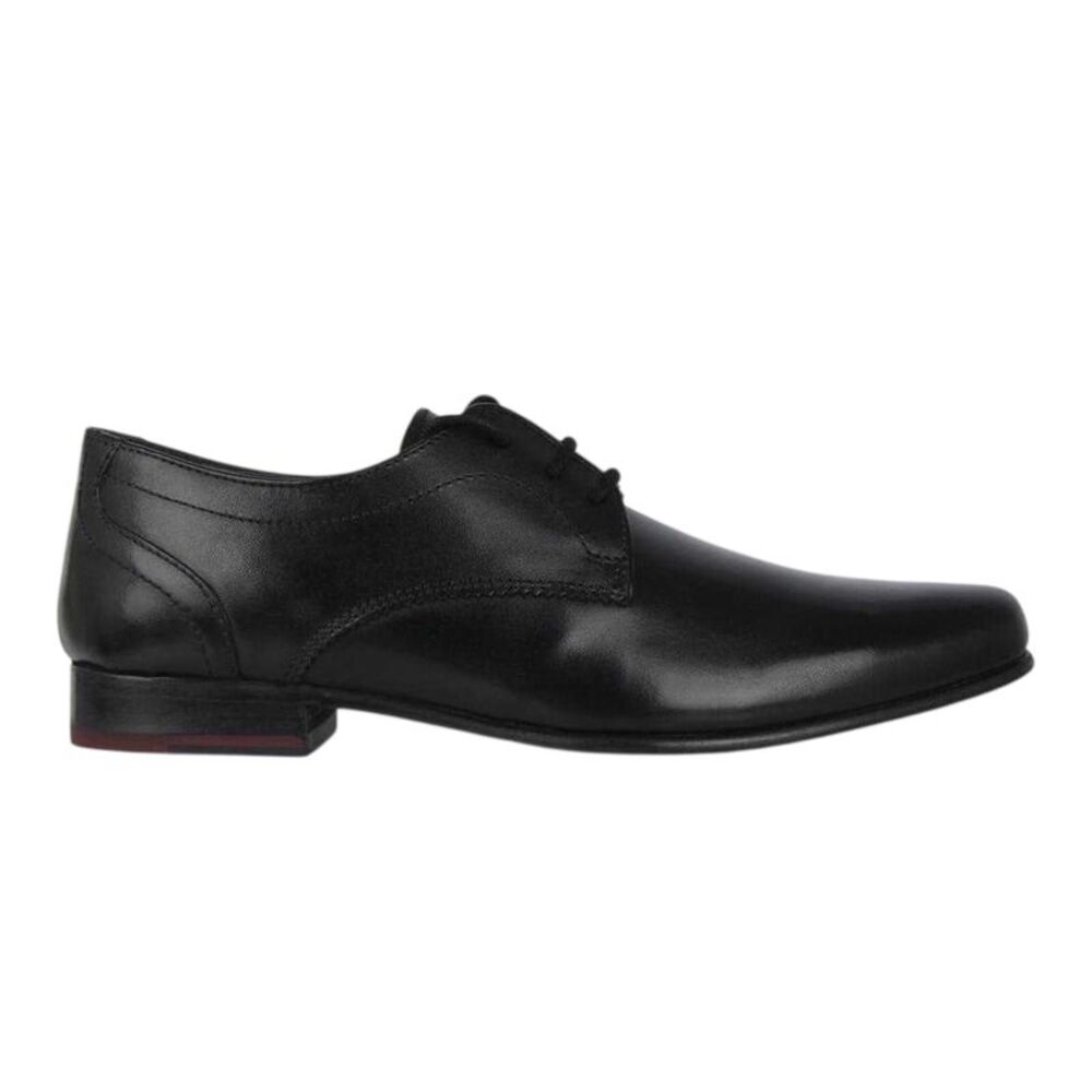 Firetrap Boys Savoy Leather Derby Shoes / Black